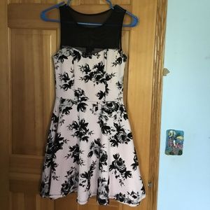 Light pink floral dress